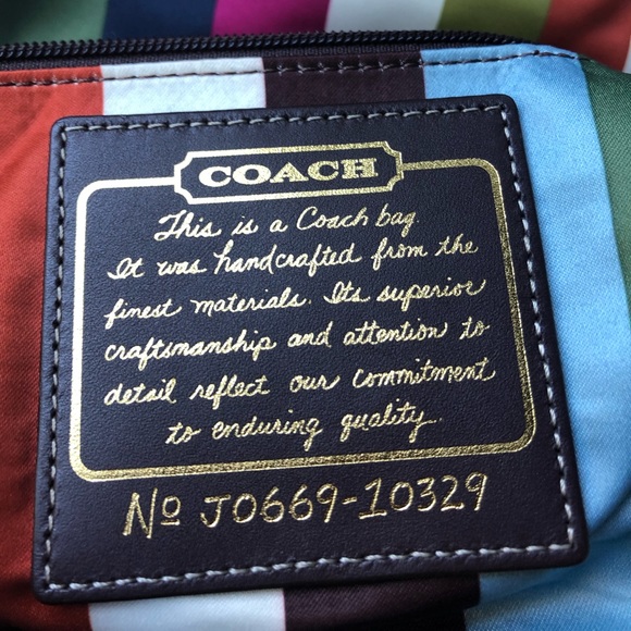 *️⃣SOLD*️⃣ Coach Anniversary Legacy Ali Bag - Picture 8 of 8